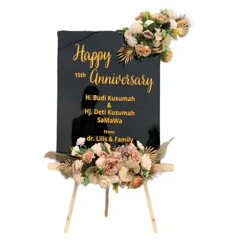 Papan Bunga Akrilik Kompa