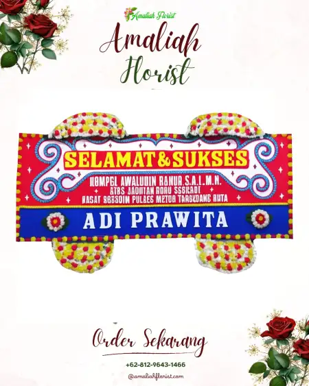 Papan Bunga Ucapan Selamat Kompa