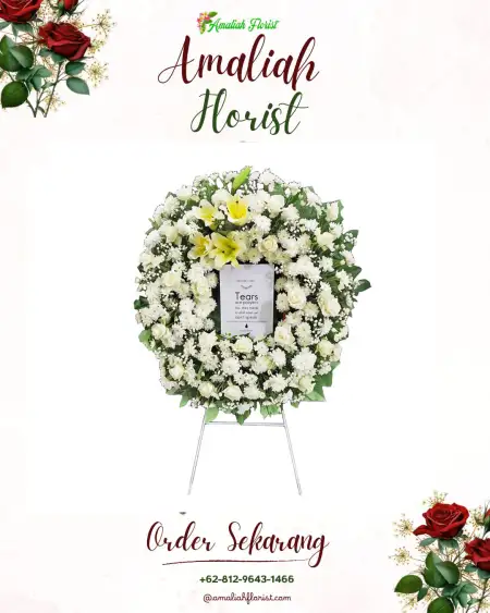 Krans Bunga Duka Kompa